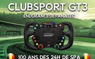 Fanatec i 24h Spa: Odkryj limitowaną edycję kierownicy ClubSport GT3 Endurance