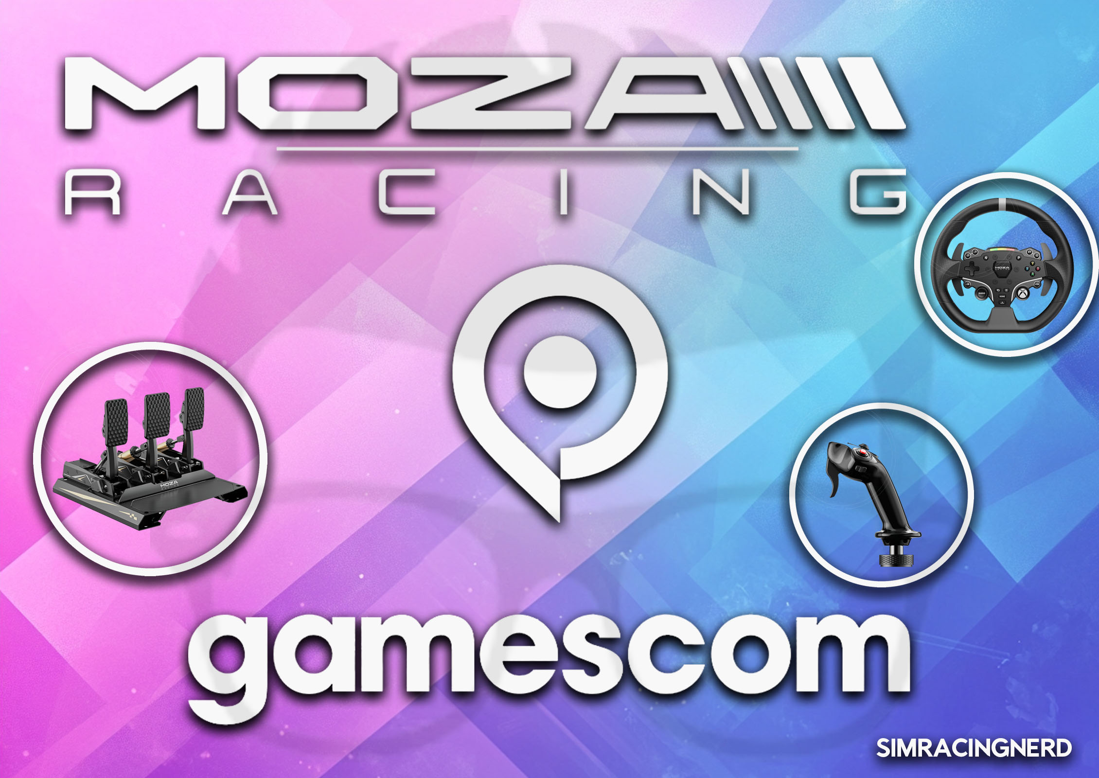 Les nouveautés de Moza Racing à la Gamescom