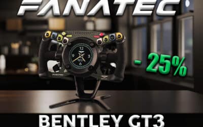 Specjalna oferta Fanatec Bentley GT3: Kierownica i zestawy 25% taniej (oferta ograniczona)