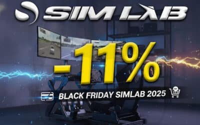 Simlab 2025 Black Friday: 11% zniżki na cały katalog (podwozia, kierownice, pedały)