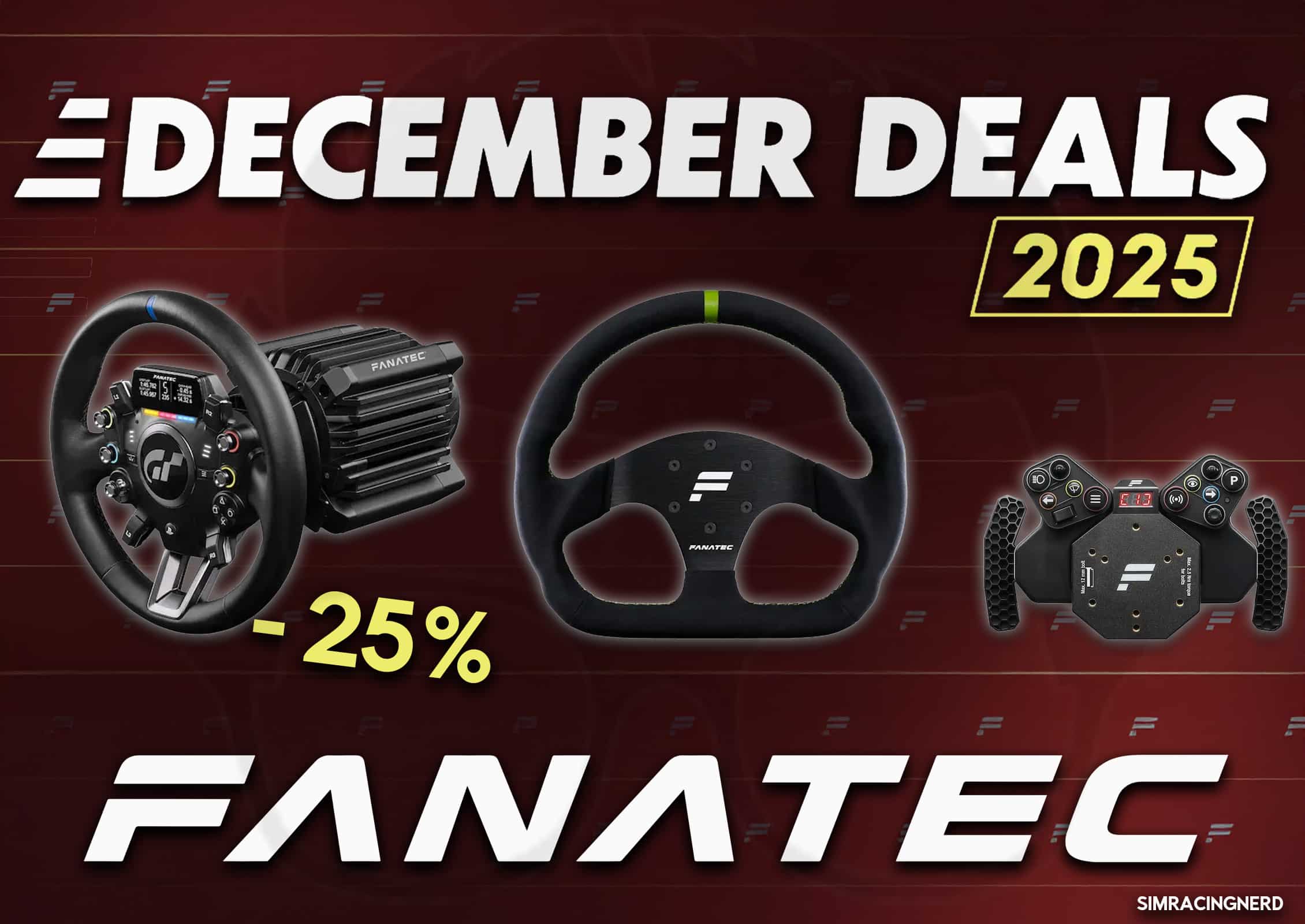 Fanatec December Deals Sim Racing