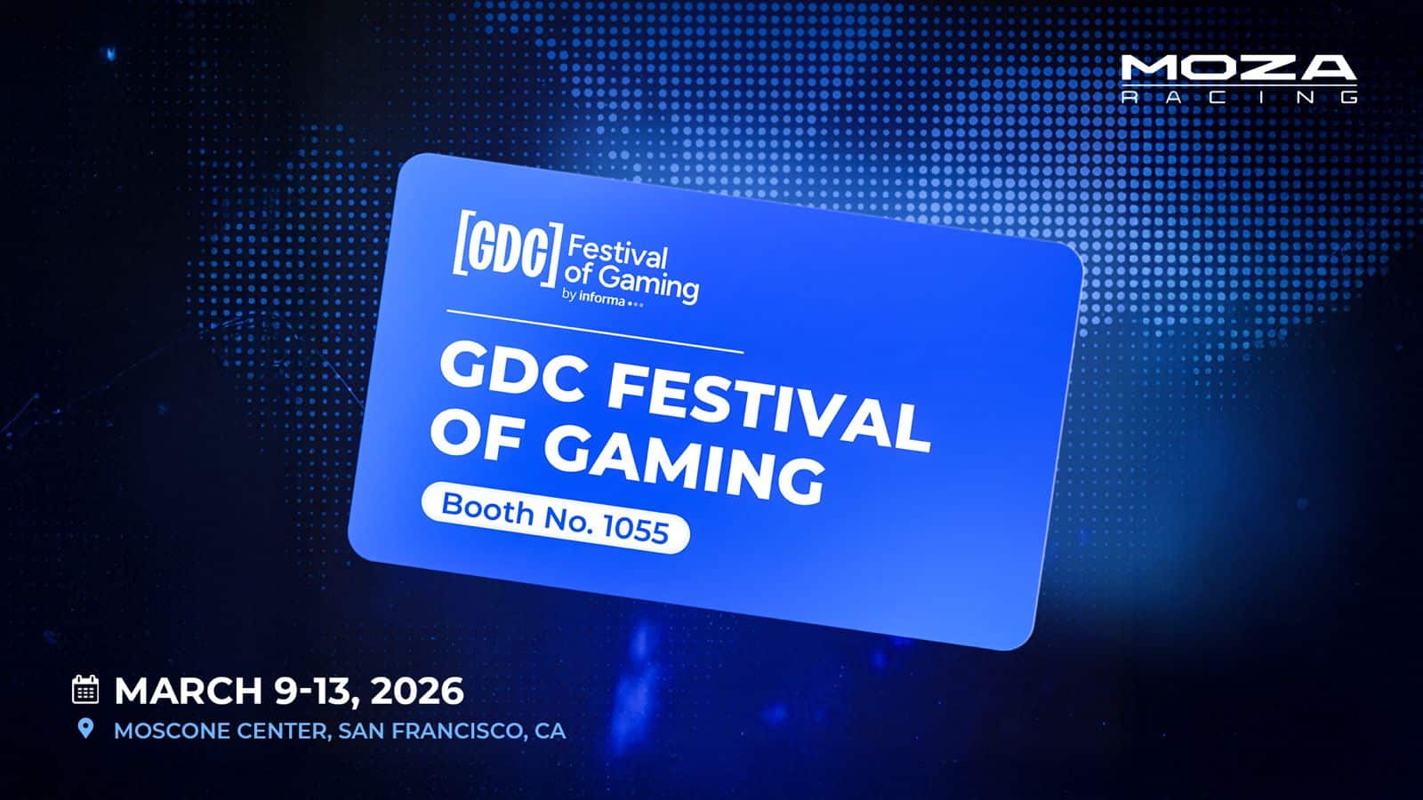 GDC 2026 Moza Racing sim Racing