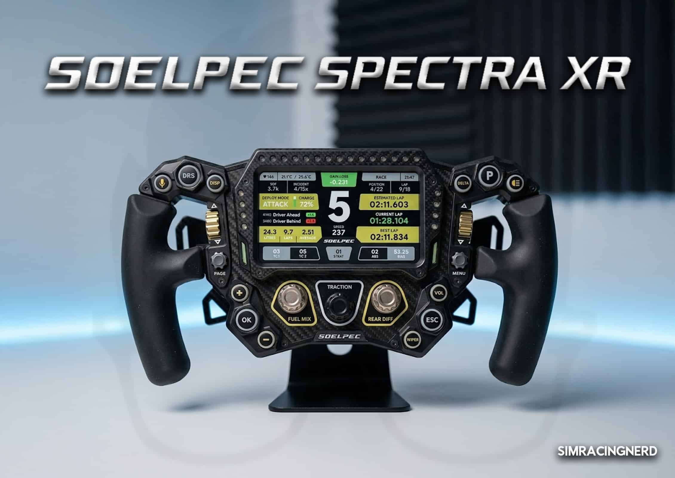 Soelpec Spectra XR Steering wheel Sim Racing