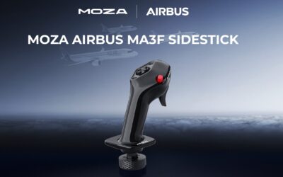 MOZA MA3F już w sprzedaży: sidestick Airbusa za 89 € oraz Mustang GTD